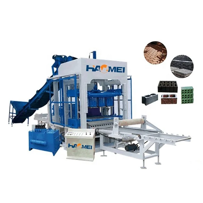 fully automatic solid and hollow concrete block making machine