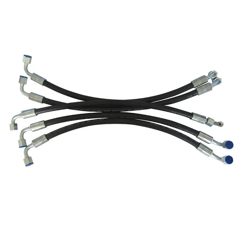 High Pressure Steel Wire Braided Rubber Hose Hydraulic Rubber Hose Carry Hose Assembly