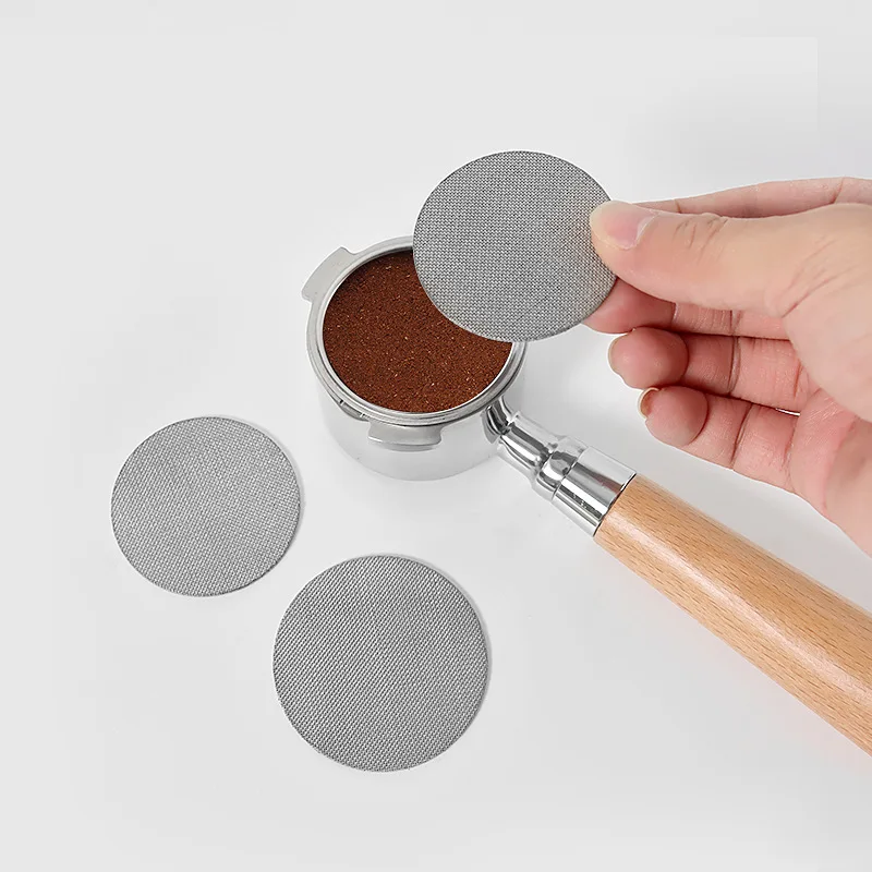 Coffee Portafilter FIlter Stainless Steel Coffee Filter Disk Second Coffee Puck Screen For Espresso