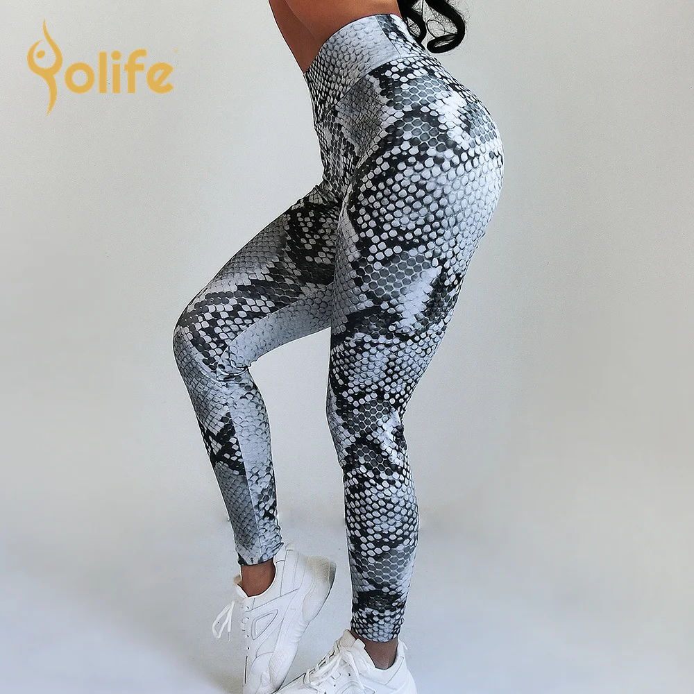 
Women Fitness Leggings High Waist Slim Sports Pants Sexy Zebra Snake Leopard Animal Skin Print yoga leggings 