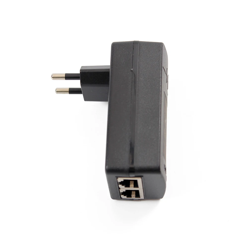 48v 0.5a 2 port rj45 poe injector splitter power adapter for CCTV