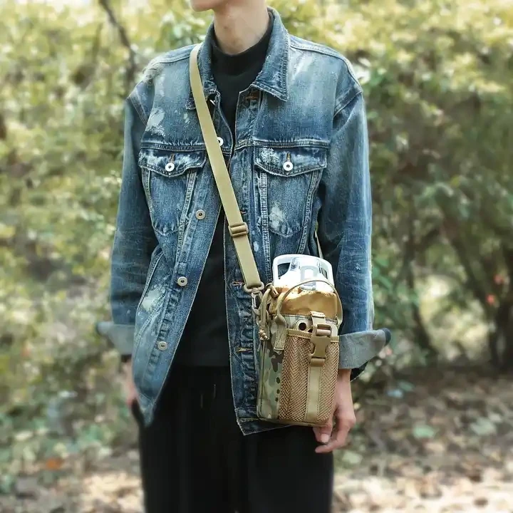 Tactical accessories Kettle bag can be carried cross-body nylon waterproof backpack