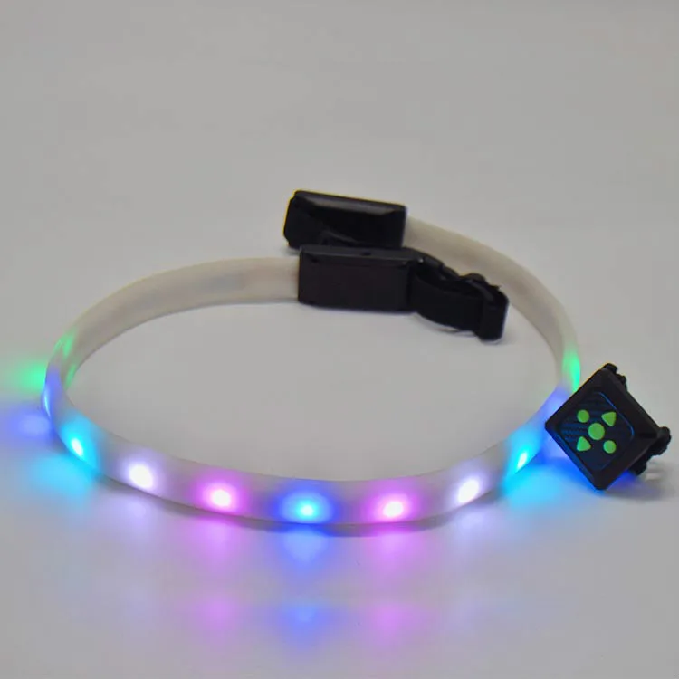 Led Flashing Light up Waist Belt RGB Led Light Luminous Sport Running Belt for Night Safety