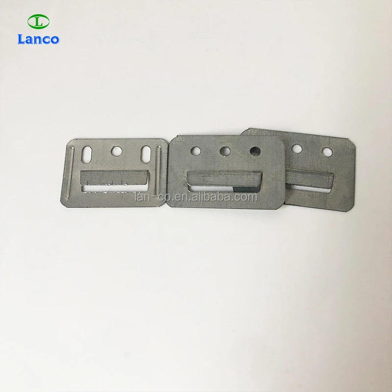 Steel Buckle Clip Accessories for Interior or Indoor Wood Plastic Composite PVC WPC Wall Panel and Ceiling Board