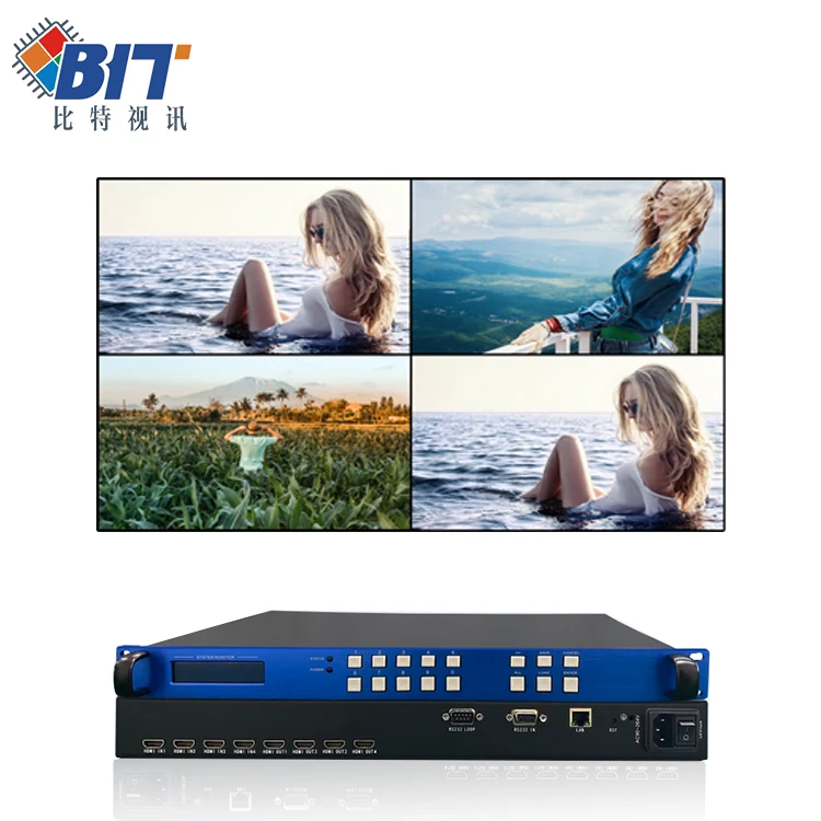 Матричный Коммутатор Hdmi 4x8 8x8 EDID RS232 8 дисплеев матричный коммутатор 4k