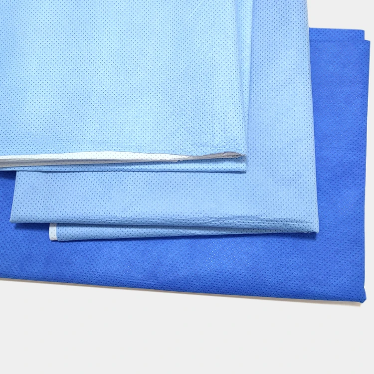 Wholesale Price SF SFS FSF breathable casting film microporous sms non woven fabric pp pe laminated nonwoven fabric