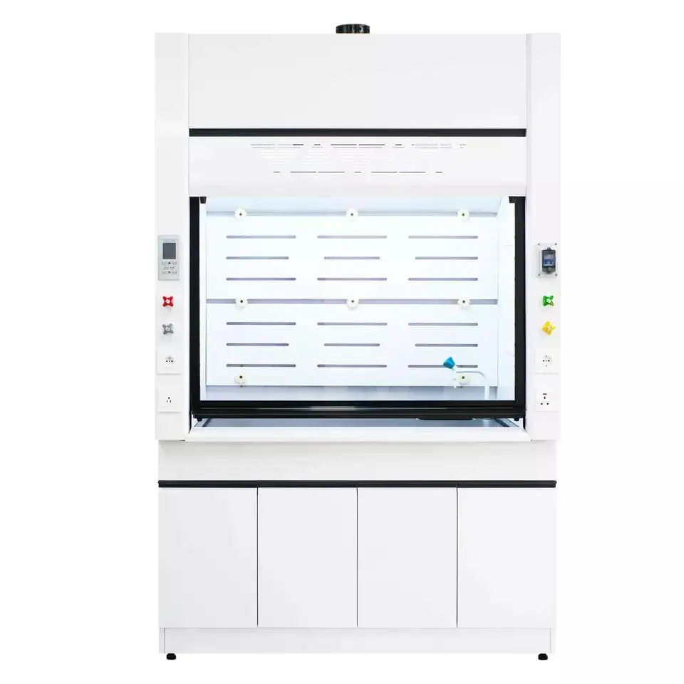 Clean air fume hood ductless PP all-steel console ventilation equipment air purification system