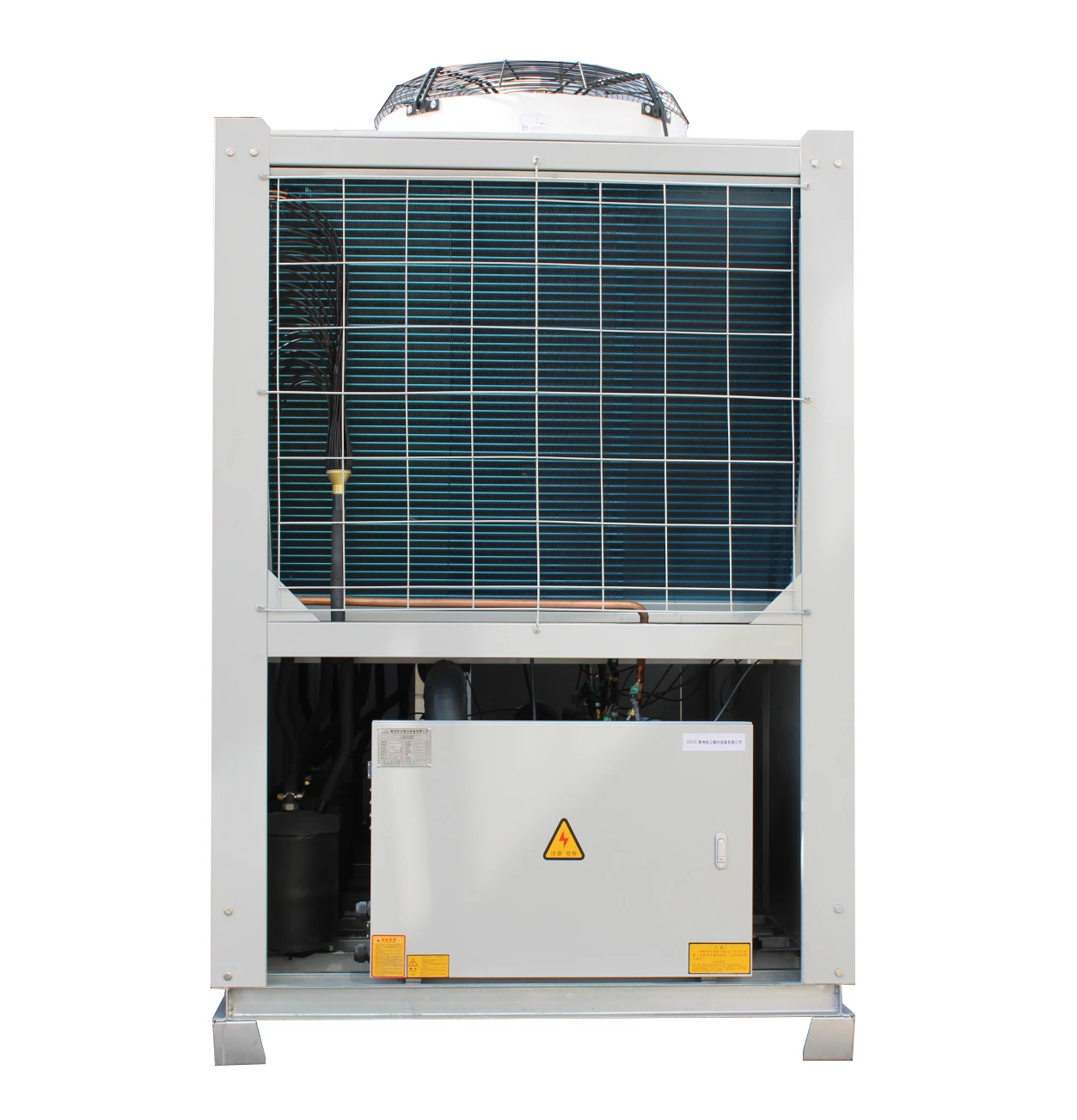 Energy Saving Semi-hermetic Screw Compressor 120HP Air Cooled Screw Chiller For Industry