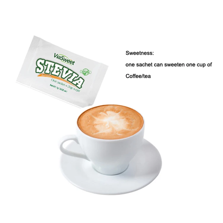 Stevia Sugar Free White Sachets erythritol