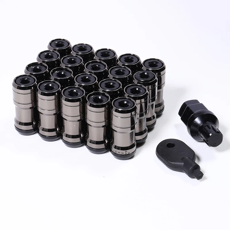 Racing Car Wheels Rims Lug Nuts With Anti-Theft Spiked Lug Nuts M12*1.5/M 12*1.25