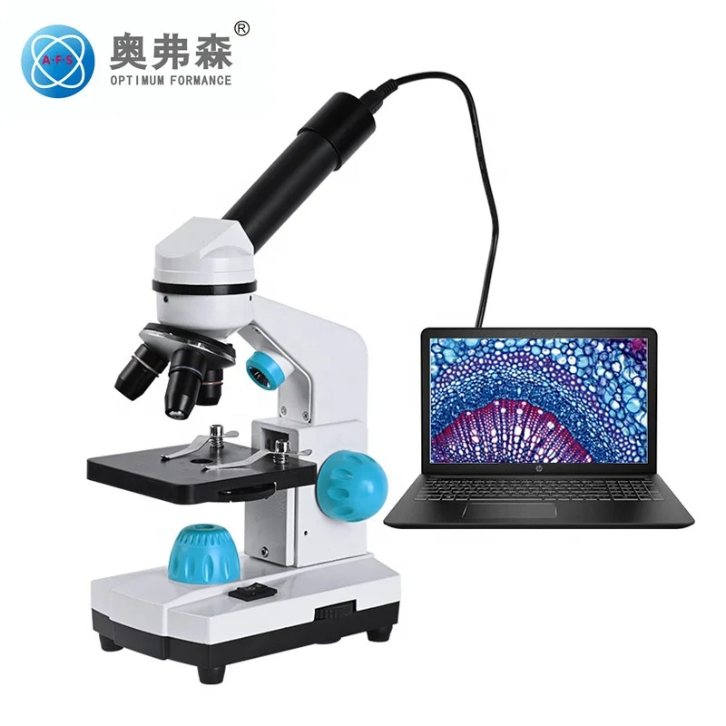 A206  electronic eyepiece monocular Student laboratory education LED USB