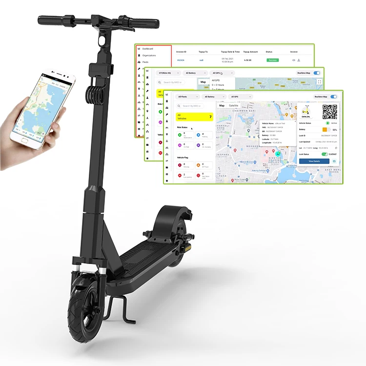 Wholesale Electric Scooter Foldable With 2 Wheels sharing Scooter for city commute