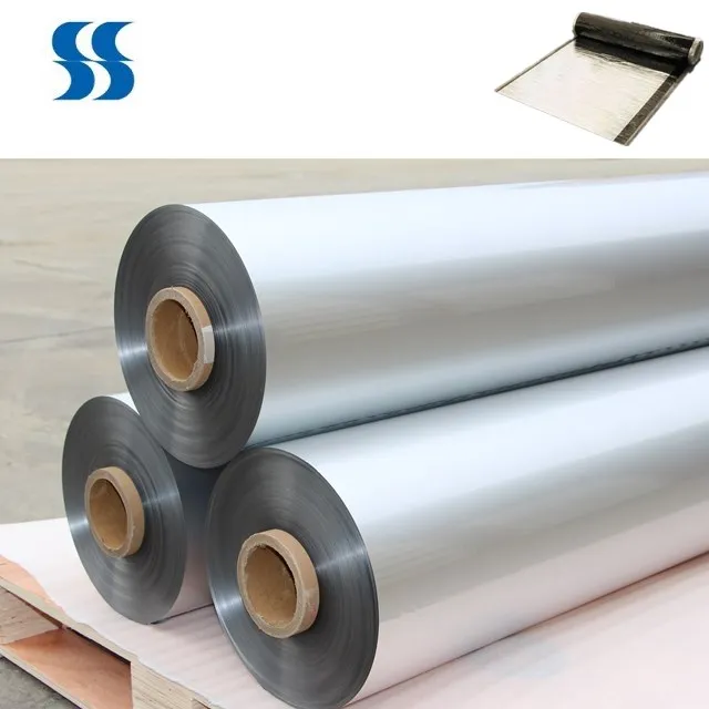 100 micron Roof Waterproof Roll Material  ALHDPE Aluminum Foil Film
