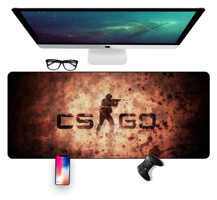 cheap black Gaming RGB Desk Pad Large Mouse Pad Computer Mouse Pad