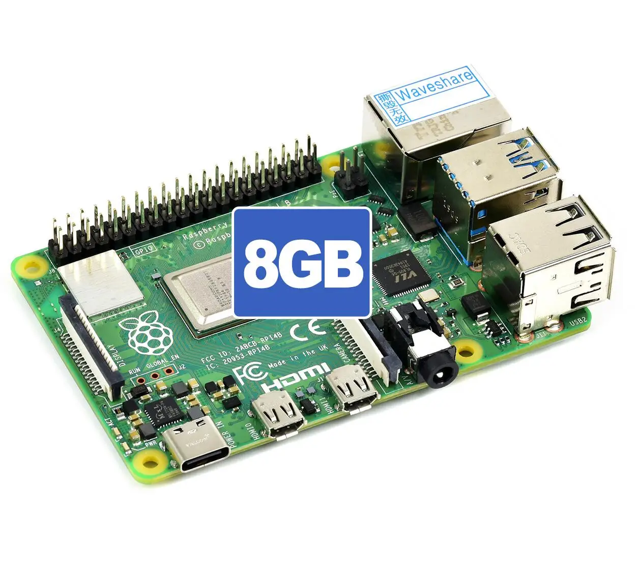 Raspberry Pi 4 Model B 8GB RAM Development Board Kit Original Made in UK