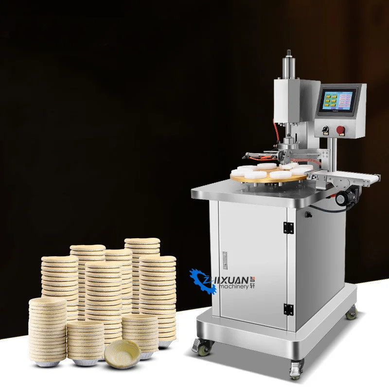 High Efficiency Flaky Creamy Portuguese Custard Egg Tart Egg Tart Shell Machine Electric Egg Tart Forming Machine for Sale