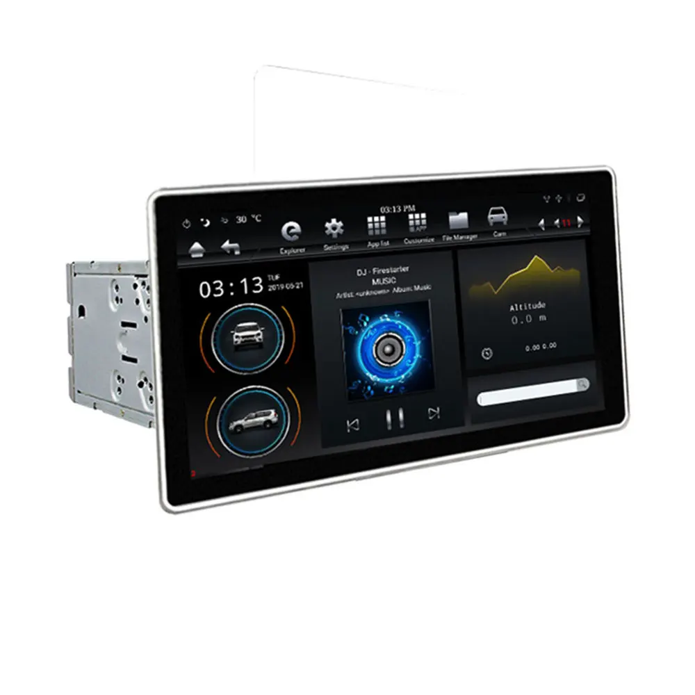  Автомобильный dvd-плеер в стиле Tesla PX6 mp3 GPS Navi для универсальных автомобилей с большим вращающимся экраном 12 8