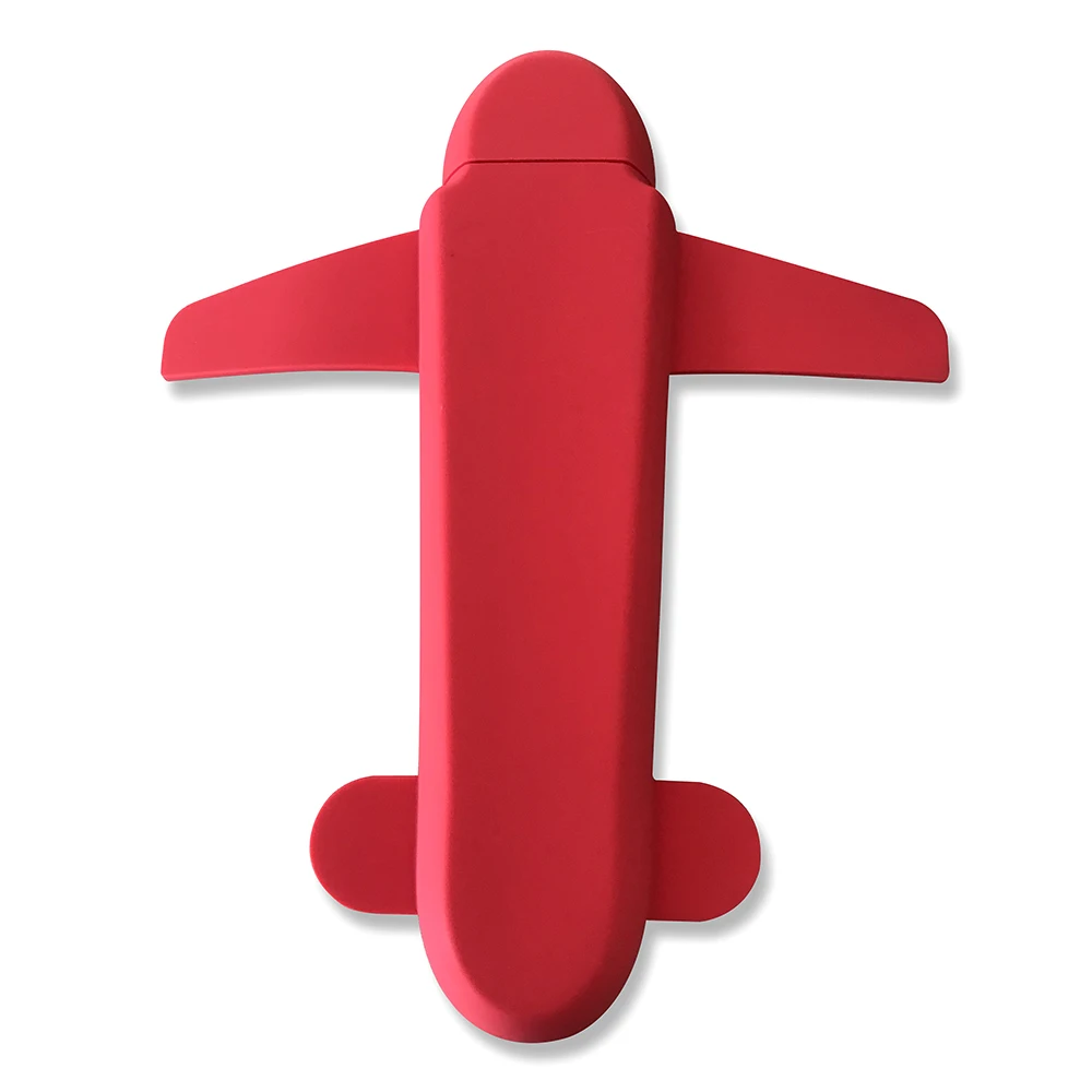 Силиконовый держатель для ручек в виде самолета органайзер карандашей Настольный/мелки/маркеры макияжа