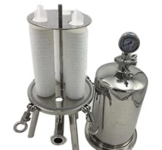 304/316 Single Cartridge Stainless Steel Filter Housing Water Filter Housing for Catalyst Filtration and Separation