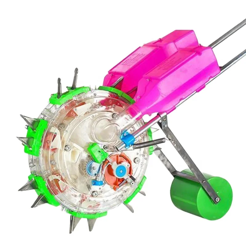 The Factory Sells Easy To Operate Cheap And Fine Hand-Held Roller Sorghum Planters Supporting Single Row Double Row Corn Planter