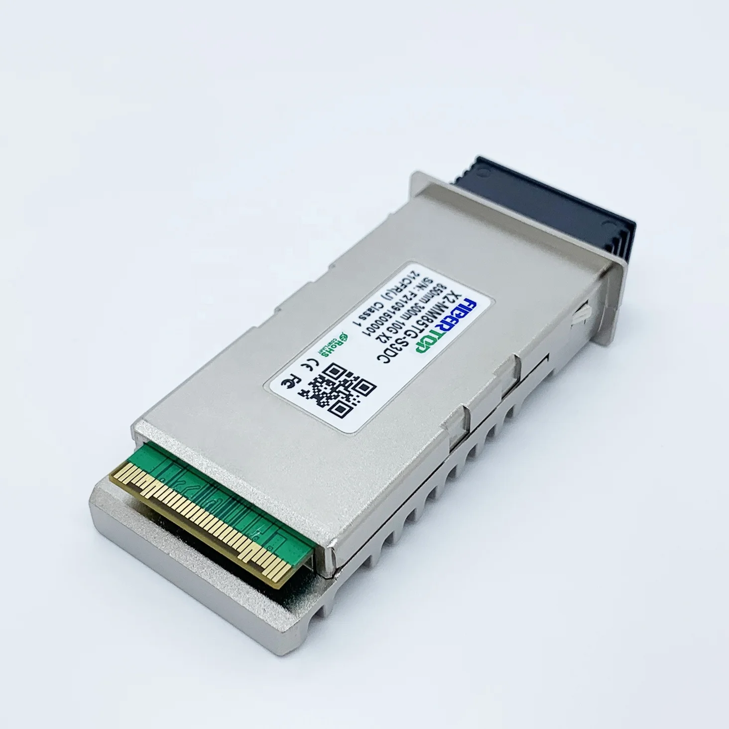 Сменный модуль приемопередатчика FIBERTOP для Finisar FTLX8541E2, совместимый с 10GBASE-SR X2 850nm 300m DOM SC MMF