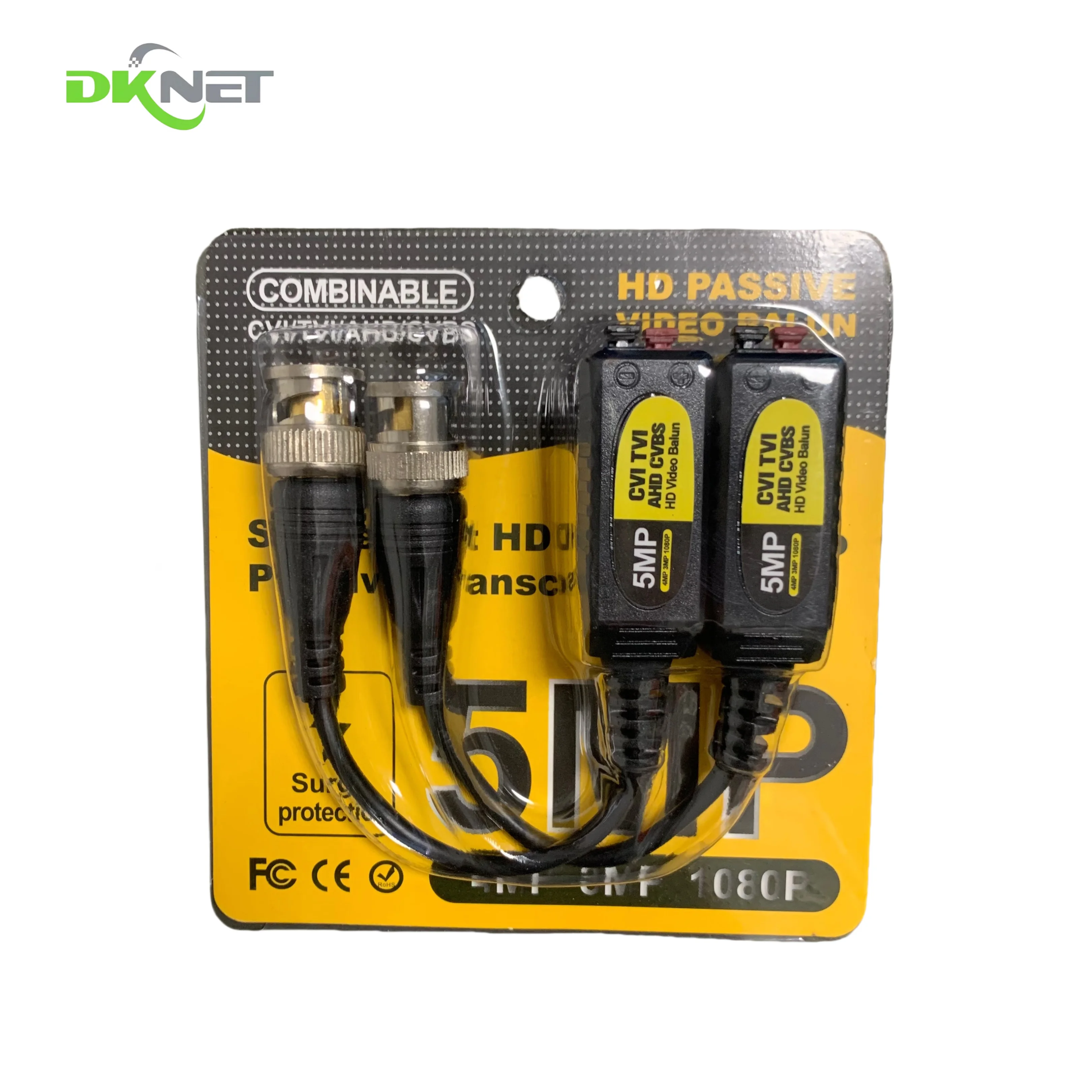 Hot Sale HD Passive Video Balun Signal Amplifier pasivo hd Cctv accessories 5MP Balun