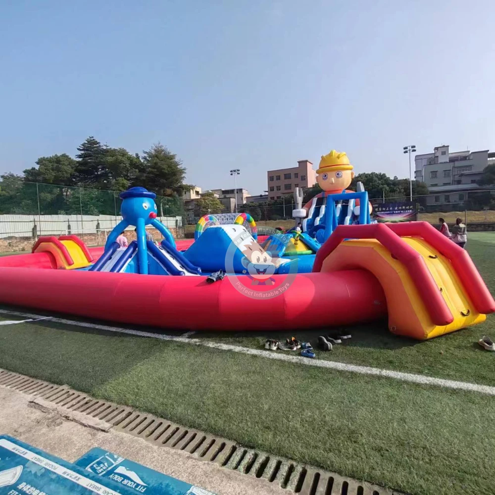 pools swimming outdoor inflatable swim pool water slide inflatable kids outdoor water play equipment park inflatable