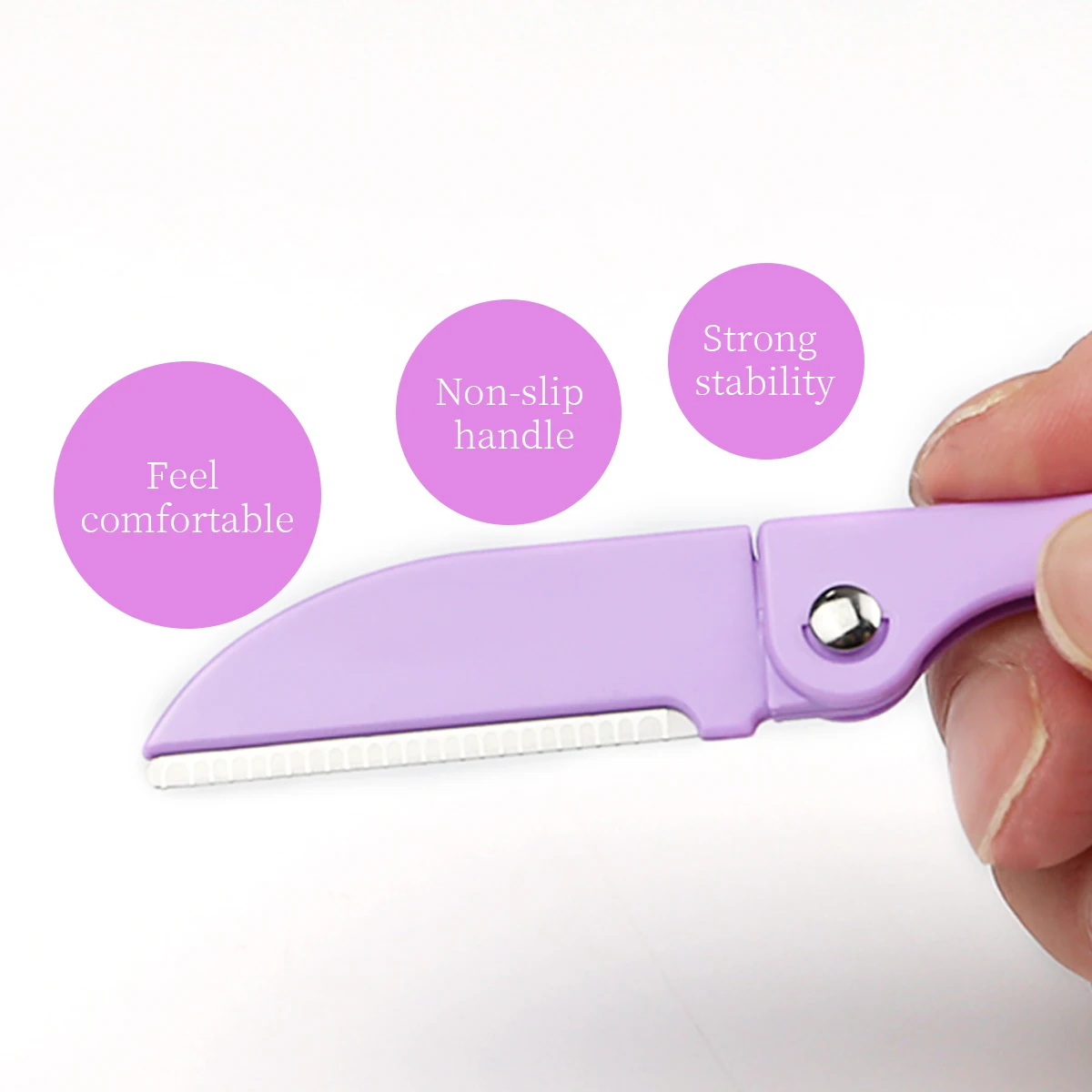 OEM Women Fold Eyebrow Razor Dermaplaning tool 1 Blade Makeup Tool Trimmer razor