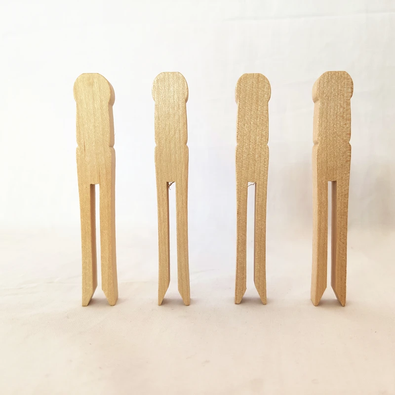 factory sale wood dolly pegs diy for kids birch wood round peg doll pin