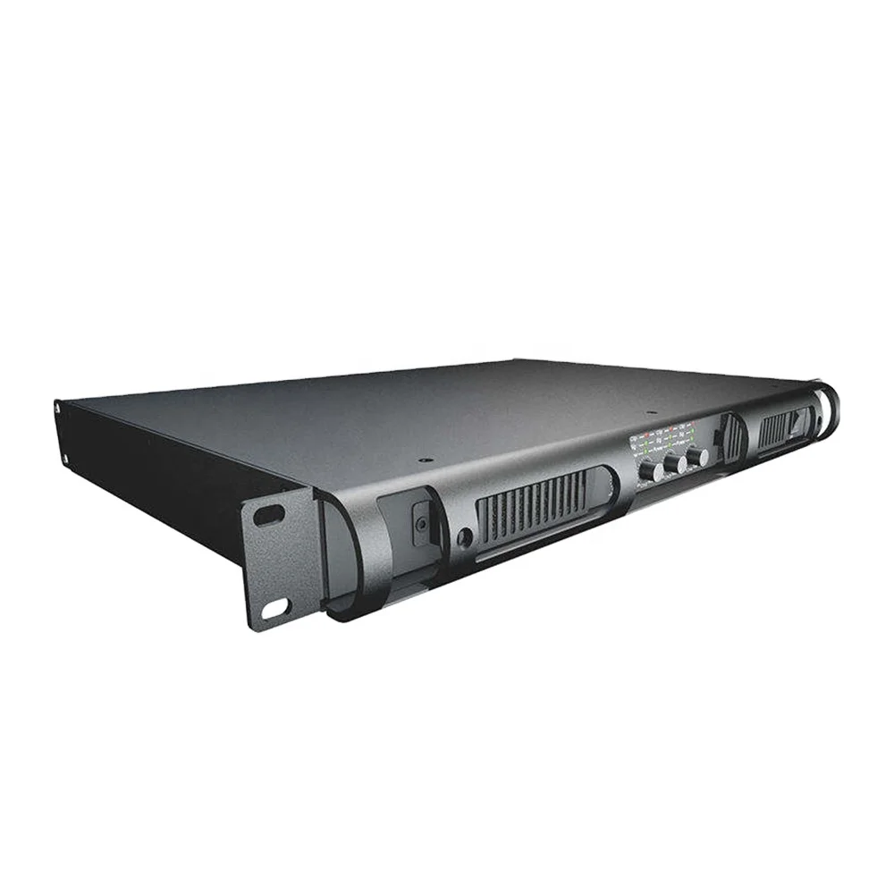 Lihui 1U 4 Channels Digital Power Amplifier 800 Watts Class D Professional DJ Audio Amplifiers