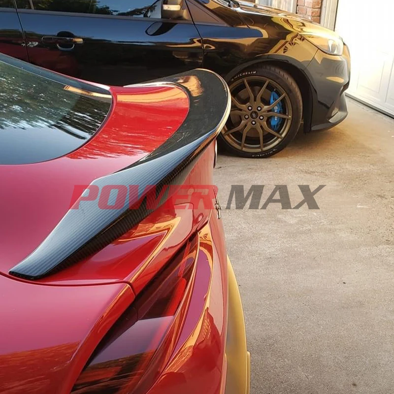 SUPRA A90 A91 TRUNK  LIP SPOILER CARBON FIBER FOR TOYOTA 2019+ 2020  TRD DESIGN
