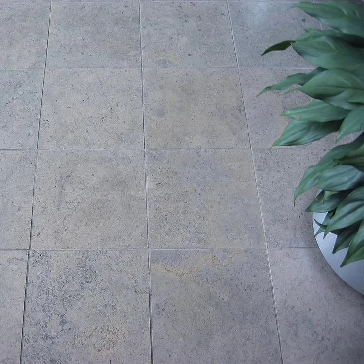 KINGS-WING French Blue Limestone Exterior Wall Cladding Material Natural Stone Counter Top Gray Tiles Slab Limestone