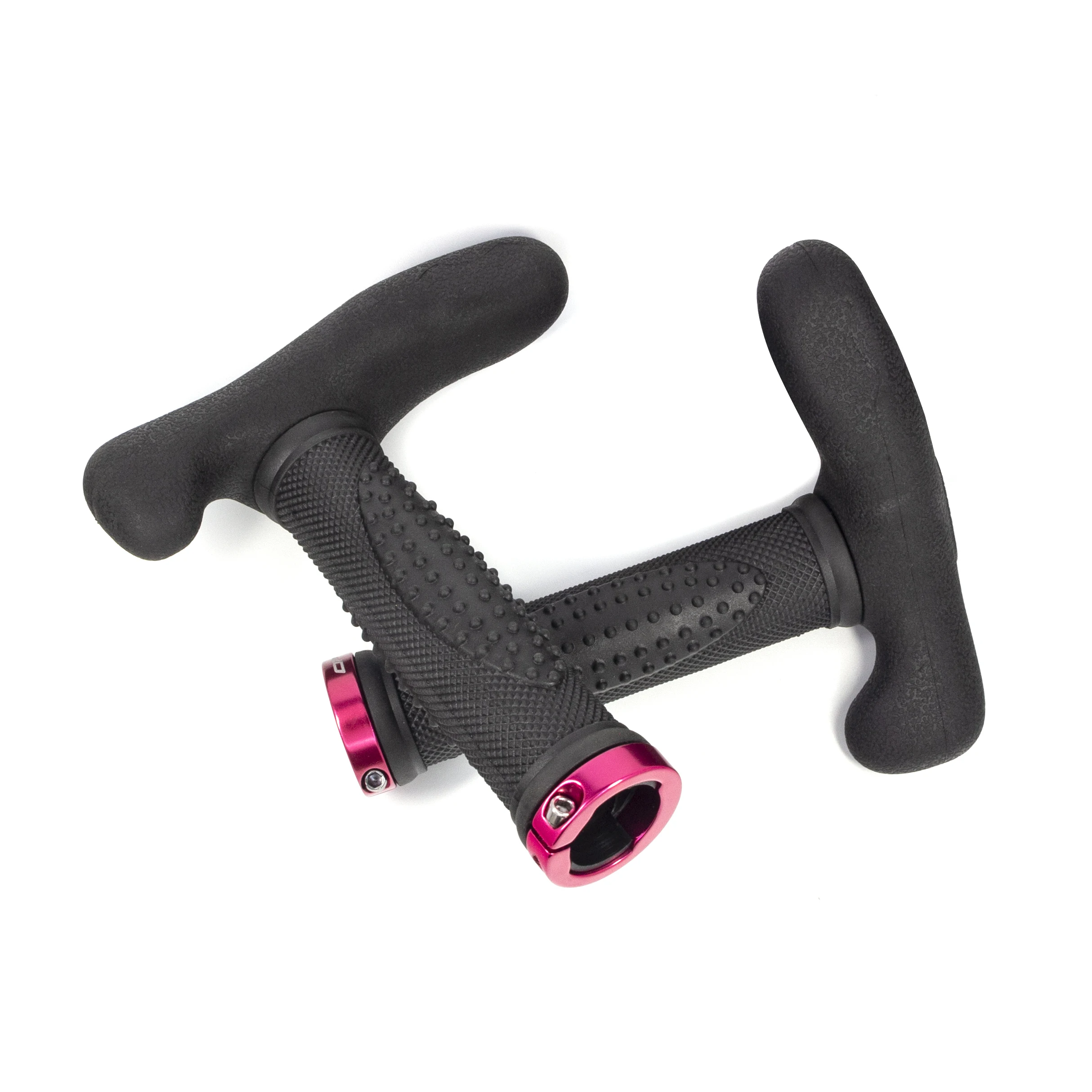 
XH-G72BL manufacturer sale parts bicycles mtb new design locking anti-skid rubber bike grips locking 