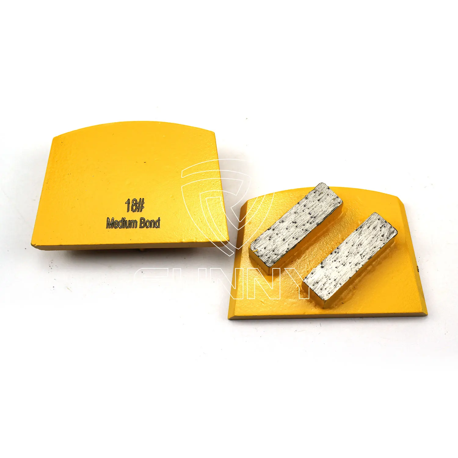 Wholesale custom 2 segment diamond grinding shoes 30#-240# concrete diamond grinding tools for grinder machine