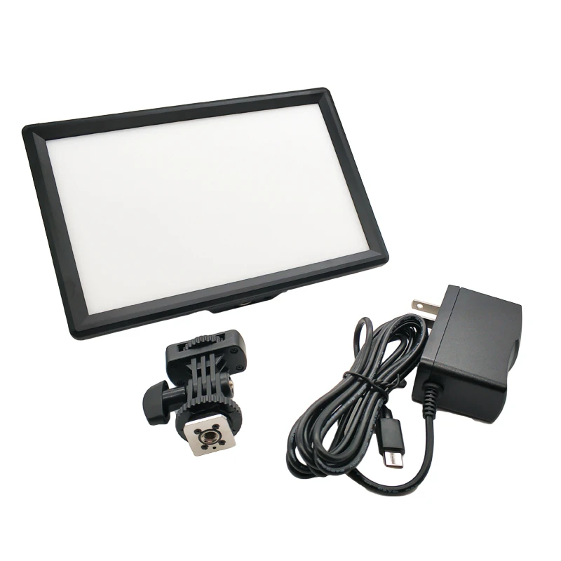 LED Camera Video Light with Adjustable Color Temperature 3200K-5500K for Canon Nikon Pentax Olympas Samsung