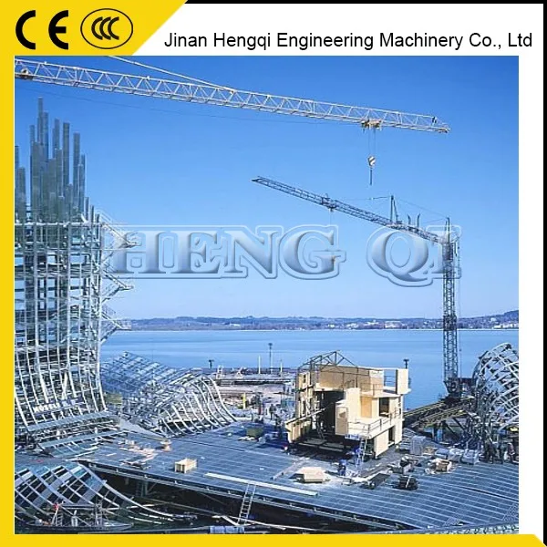 Chinese tower crane manufacturer Hengqi sells 5t tower crane at low price