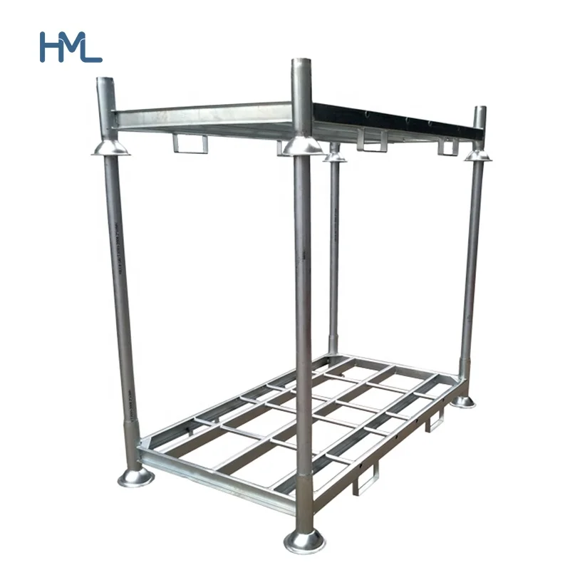 OEM ODM industrial zinc galvanized welded metal modular demountable stacking double manurack