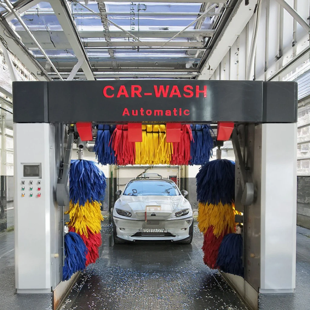 Factory direct supply eva foam automatic car washing brush rotary bus cleaning brush