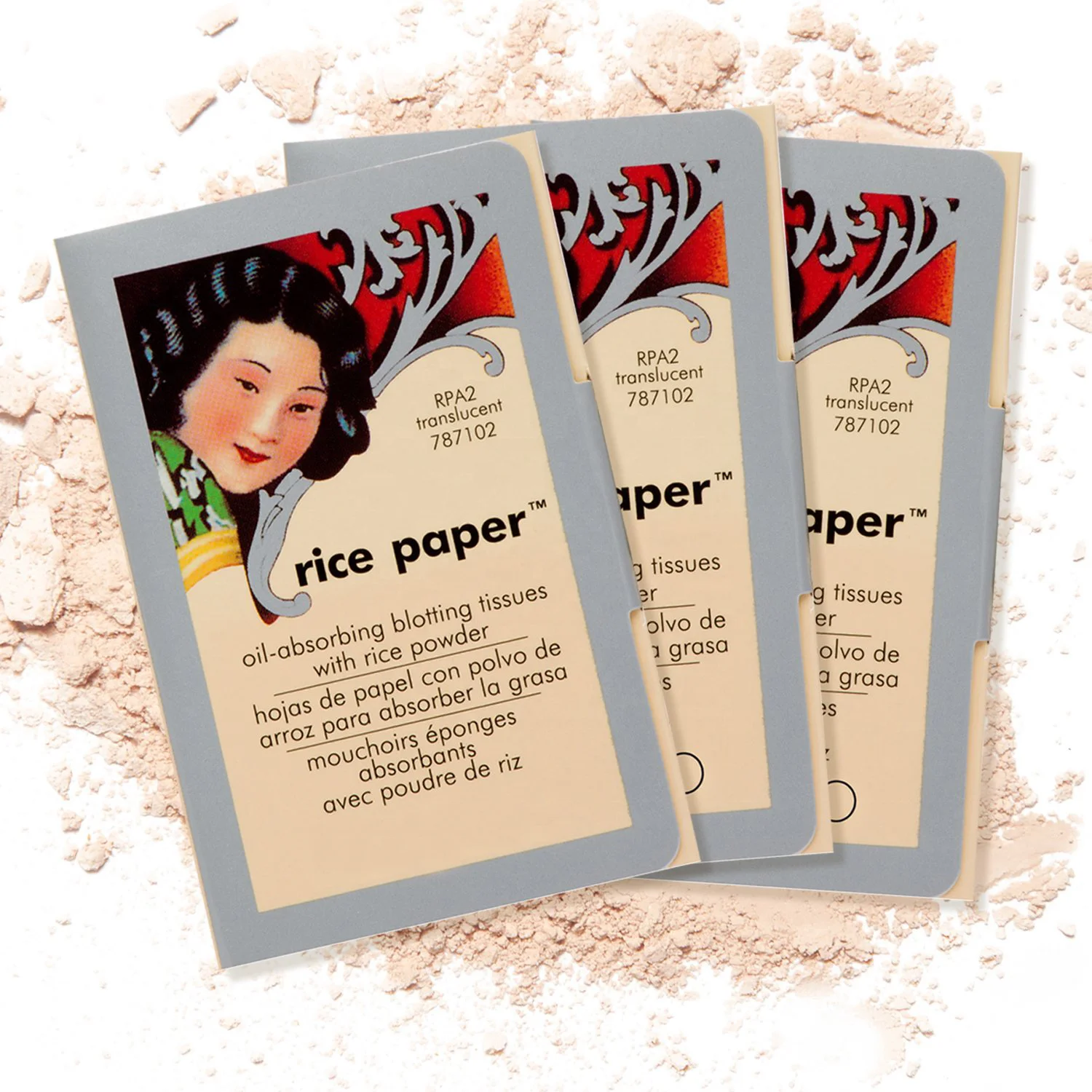 50 sheets rice paper dry shampoo oil absorbing sheets for hair care portable