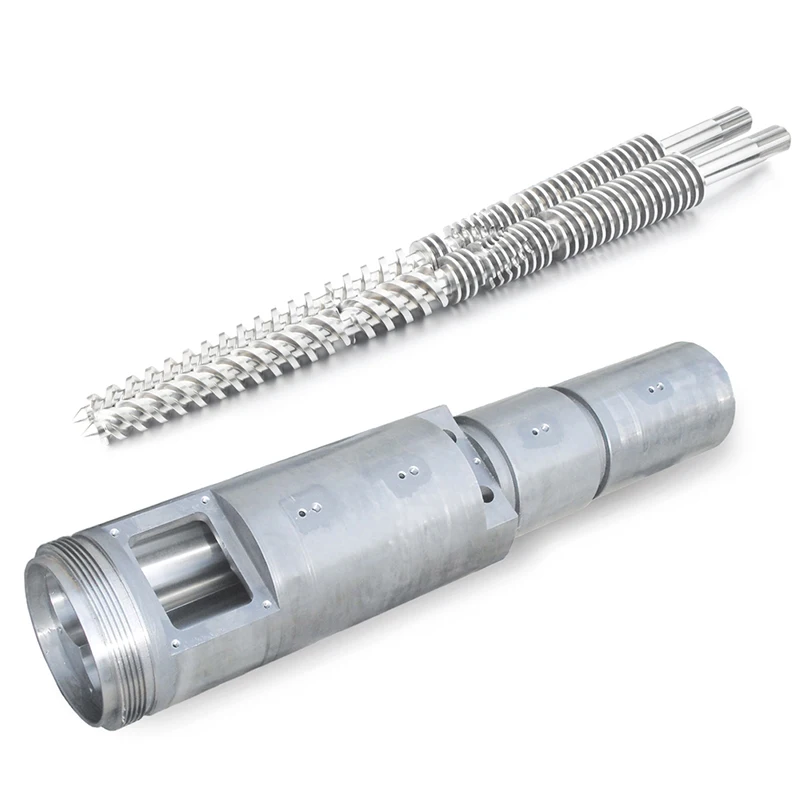 Theysohn CON50 CON60 CON63 Twin Conical Screw Barrel for PVC Floor WPC