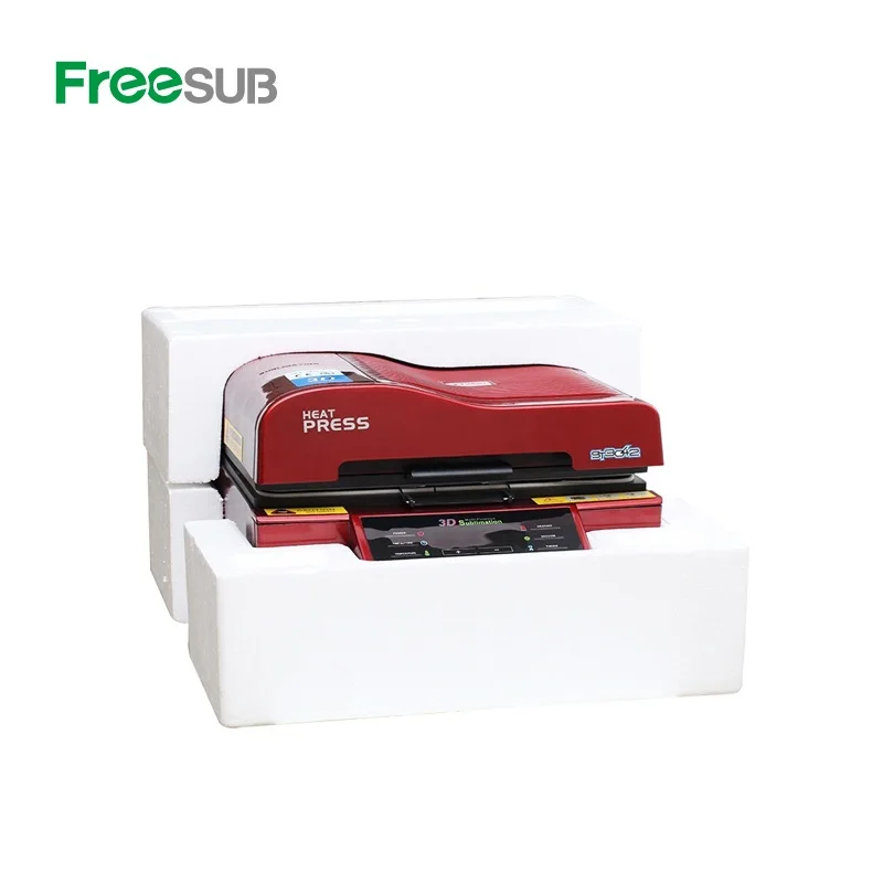 Freesub phone case printing machine 3d vacuum sublimation heat press machine ST3042