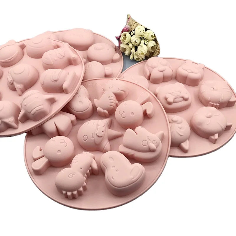 Gummy Bears Silicone Mold Ice Cube Tray 50 Cavity Silicone Candy Mold for Chocolate Fudge Ice Cubes Jelly Fudge Soap