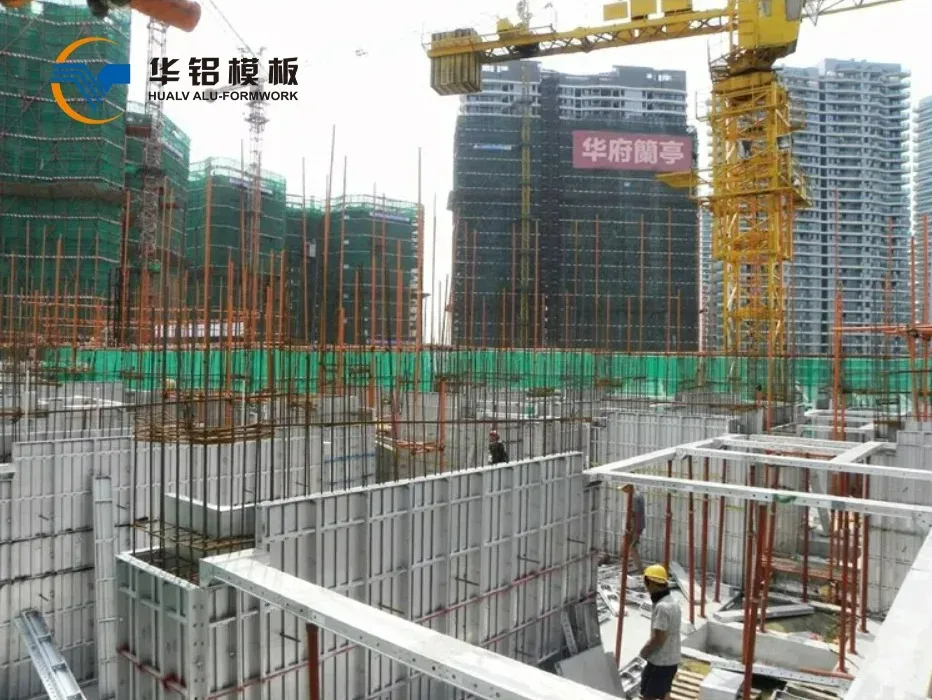 6061 T6 Материал Алюминиевый шаблон опалубки для строительства/200 мм алюминиевая опалубка/Настенный алюминиевый