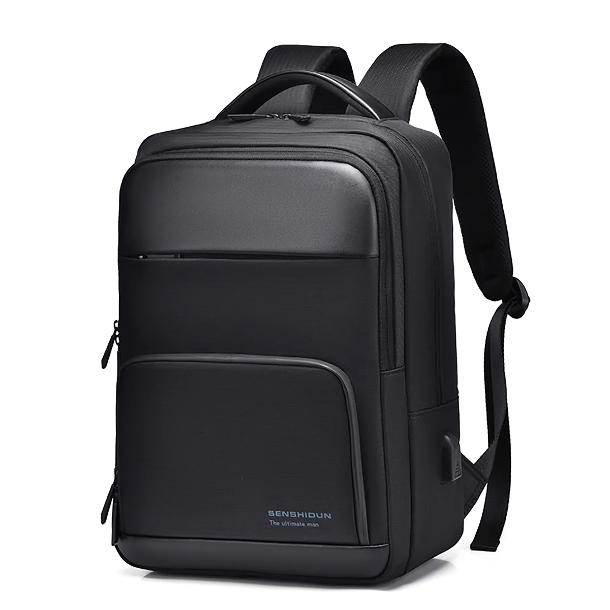 2024 New Business Office Laptop Backpack Simple Casual Schoolbag Fashion Men Travel Bag Computer Bag