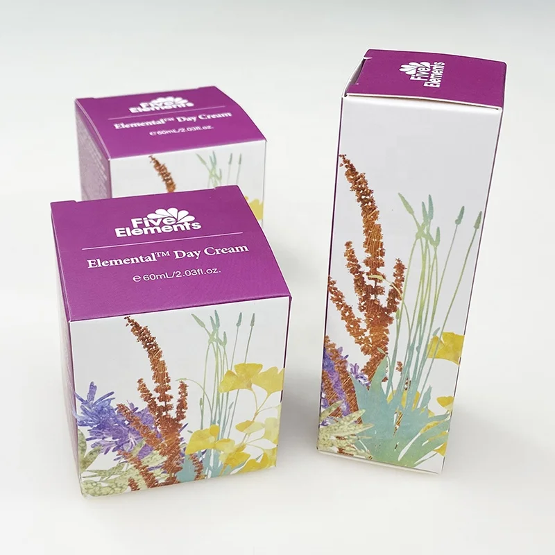 Custom Printed Cardboard Packaging for Cosmetics Small Perfume Bottle Paper Boxes for Lipstick Face Cream Food Safe Folders