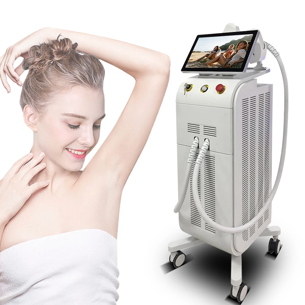 2023 Newest 4K 1200W Triple Wave Platinum Titanium/808nm Diode Laser hair removal/755 8081064 Diode Laser Machine Price