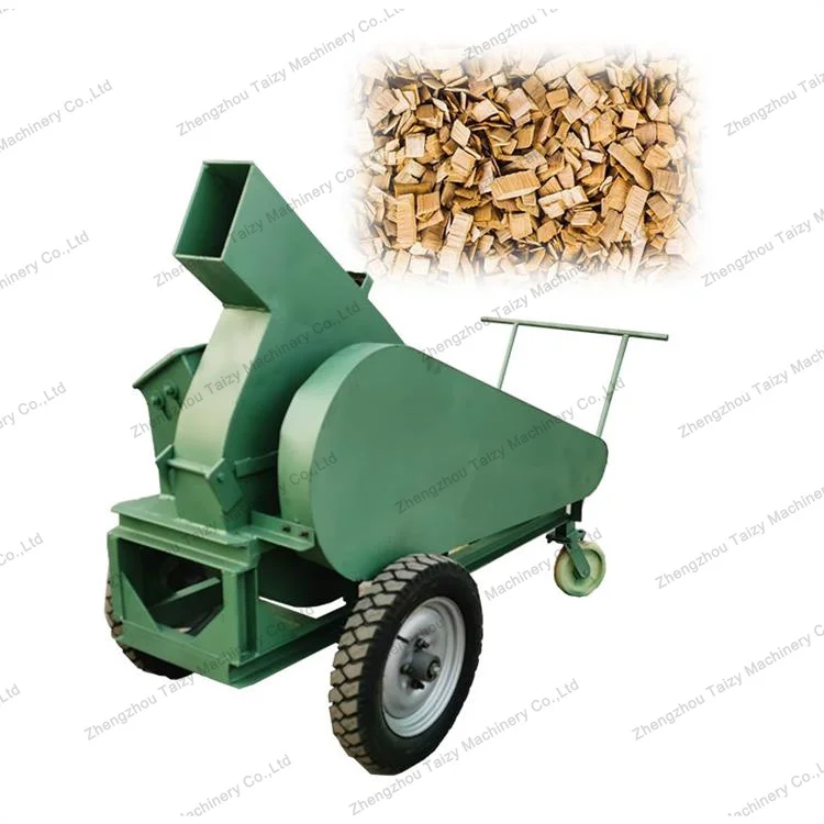 wood chipper machine with 15hp plastic barrel