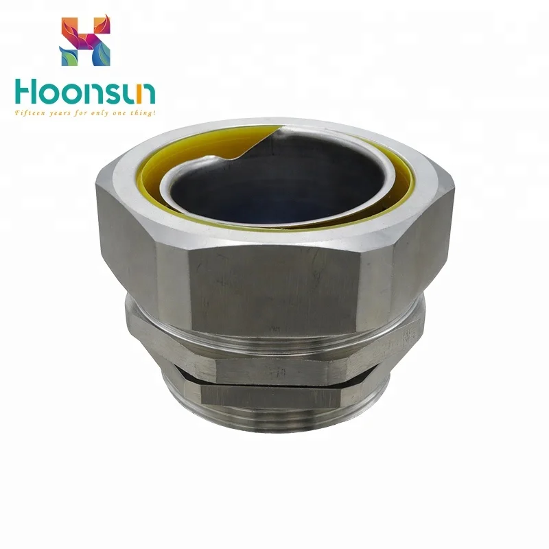 PA66 Stainless Liquid Tight Zinc Alloy Brass Hose Fitting Flexible Conduit Connector