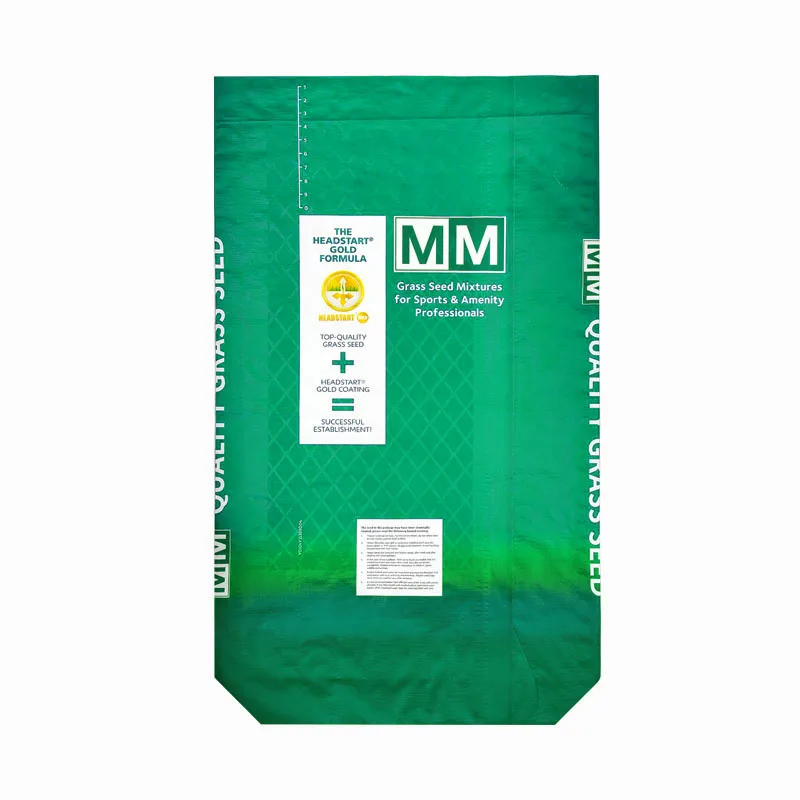 custom polypropylene 25kg pp woven bag sacks grass seed pp woven packaging sack