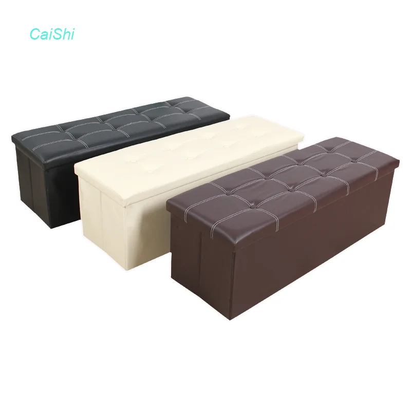 Modern Style Color Option for Living Room Bedroom Lounge Ottoman Storage Bench